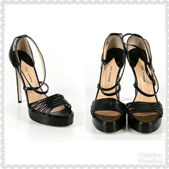 Paul Andrew Ankle Strap Stilettos - Picture 11 of 11